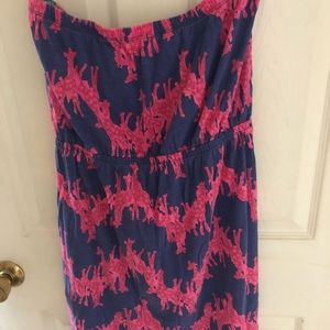 Strapless casual Lilly Pulitzer dress